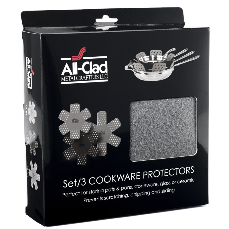 AllClad 3 Piece Pro Cookware Protector Set & Reviews Wayfair